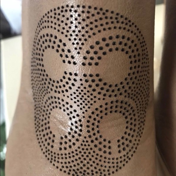 COACH Jade wooden Wedge sling back Sandals - Picture 2 of 8